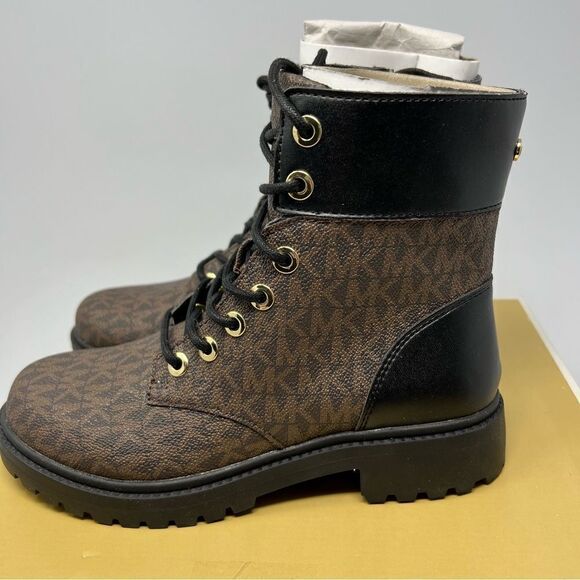 Michael Kors Alistair Combat Boots - Picture 5 of 9